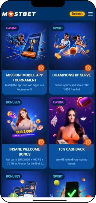 Mostbet Welcome Bonus - Mostbet India